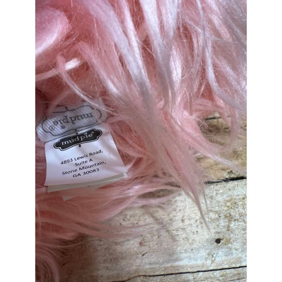 Mud Pie Ballerina Flamingo Plush Ballet Dancer 13" Shelf Sitter - Picture 3 of 12